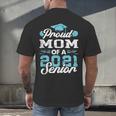 Proud Mom Of a Class Of 2021 Senior Graduate Graduation Men's Back Print T-Shirt