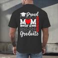 Proud Mom Of a Class Of 2025 Graduate Senior Mom Graduation Men's Back Print T-Shirt