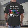 Proud Mom Of A Kindergarten Grad Shirt Graduation Men's Back Print T-Shirt
