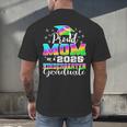 Proud Mom Of Kindergarten Graduate 2025 Graduation Mom Men's Back Print T-Shirt