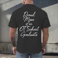 Proud Mom OT School Graduate Graduation Tee Men's Back Print T-Shirt