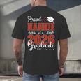 Proud Nannie Of A Class Of 2026 Graduate Senior Graduation Men's Back Print T-Shirt