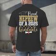 Proud Nephew Of A 2025 Graduate Nephew Graduation 2025 Men's Back Print T-Shirt