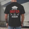 Proud Sister Of a 2019 Senior Graduation Family Men's Back Print T-Shirt