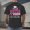 Proud Sister Of 5th Grade Graduate 2025 Family Graduation Men's Back Print T-Shirt