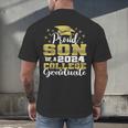 Proud Son Of 2024 College Graduate Family 24 Graduation Men's Back Print T-Shirt