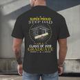 Proud Step Dad The Class Of 2019 Graduate Graduation Shirt Men's Back Print T-Shirt