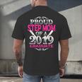 Proud Step Mom Of 2019 Graduate Class 2019 Tshirt Graduation Men's Back Print T-Shirt