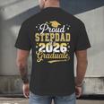 Proud Stepdad Of a Class Of 2026 Graduate Senior Graduation Men's Back Print T-Shirt