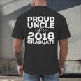 Proud Uncle Of A 2018 Graduate Graduation Men's Back Print T-Shirt