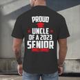 Proud Uncle Of A 2023 Senior Class Of 2023 Graduation Men's Back Print T-Shirt