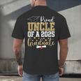 Proud Uncle Of A 2025 Graduate Uncle Graduation 2025 Men's Back Print T-Shirt