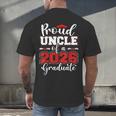 Proud Uncle Of A 2026 Graduate Senior Family Graduation Men's Back Print T-Shirt