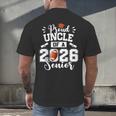 Proud Uncle Of A 2026 Senior Football Graduation Men's Back Print T-Shirt
