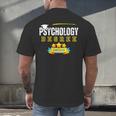 Psychology Degree Graduation Senior Celebration Grad Party Men's Back Print T-Shirt