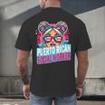 Puerto Rican Latina Social Worker MSW Masters Graduation Men's Back Print T-Shirt