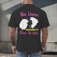This Queen Mastered It Masters Graduation Class Of 2026 Men's Back Print T-Shirt