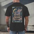 The Reader Tarot Card Book Dragon Romantasy Fantasy Bookish Men's Back Print T-Shirt The Reader Tarot Card Book Dragon Romantasy Fantasy Bookish Men's Back Print T-Shirt