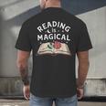 Reading Is Magical Book Lover Bookworm Librarian Library Day Men's Back Print T-Shirt Reading Is Magical Book Lover Bookworm Librarian Library Day Men's Back Print T-Shirt