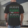 Reading Is Snow Much Fun Winter Bookworm Reading Book Lovers Men's Back Print T-Shirt Reading Is Snow Much Fun Winter Bookworm Reading Book Lovers Men's Back Print T-Shirt