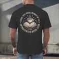 Retro Proud Introverted Book Club Anti Social Reader Men's Back Print T-Shirt