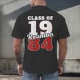 Reunion 1984 Class Of 1984 Reunion 84 Graduation 1984 Men's Back Print T-Shirt