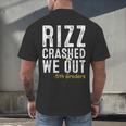 Rizz Crashed We Out 5th Grade Graduation Fifth Graders Men's Back Print T-Shirt