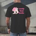Rowdy 'Bout Books Cowboy Lovers Men's Back Print T-Shirt