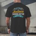 Sandblaster Shirt Awesome Job Occupation Graduation Men's Back Print T-Shirt