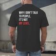 Sarcastic Introvert Attitude Quote Men's Back Print T-Shirt