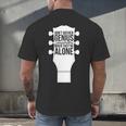 Sarcastic Jokes Genius Songwriters Are Introvert Guitarist Men's Back Print T-Shirt