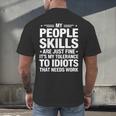 Sarcastic Saying Humor Introvert Workplace Attitude Men's Back Print T-Shirt Sarcastic Saying Humor Introvert Workplace Attitude Men's Back Print T-Shirt