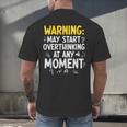 Sarcastic Saying For Overthinkers Introverts Men's Back Print T-Shirt Sarcastic Saying For Overthinkers Introverts Men's Back Print T-Shirt