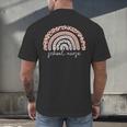 School Nurse Appreciation Rainbow Graduation Medical Nursing Men's Back Print T-Shirt