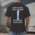 Science Joke Chemistry College High School Graduation Men's Back Print T-Shirt