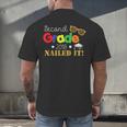 Second 2nd Grade 2018 Nailed It Graduation Shirt Men's Back Print T-Shirt