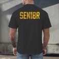 SEN18R Senior 2018 High School Graduation Party T-Shirt Men's Back Print T-Shirt
