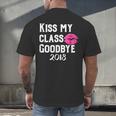 Sen18r Shirt Senior 2018 Graduation Kiss Lips Men's Back Print T-Shirt