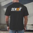 Senior 18 High School Graduation Eighteen Year Old Grad Men's Back Print T-Shirt
