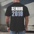Senior 2019 Shirt Graduation Class Back To School Tee Men's Back Print T-Shirt