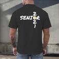 Senior 2021 Volleyball Graduation Shirt Men's Back Print T-Shirt