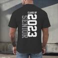 Senior 2023 Senior 23 Senior Class Of 2023 Graduation Done Men's Back Print T-Shirt