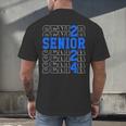 Senior 2024 Graphic Class Of 2024 Graduation Graphic Men's Back Print T-Shirt