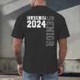 Senior 2024 Class Of 2024 Seniors Graduation 2024 Senior 24 Men's Back Print T-Shirt
