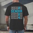 Senior 2024 Graduation Class Of 2024 Senior Boys Girls Men's Back Print T-Shirt