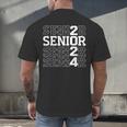 Senior 2024 Graduation Graduate Class Of 2024 Women Boy Girl Men's Back Print T-Shirt