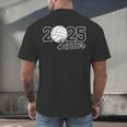 Senior 2025 Volleyball Mom High School Graduation Outfit Pro Men's Back Print T-Shirt