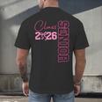 Senior 2026 Class Of 2026 Coquette Bow Graduation 2026 Men's Back Print T-Shirt