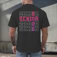 Senior 2026 Class Of 2026 Graduation 2026 Pink Girl Women Men's Back Print T-Shirt