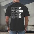 Senior 2026 Class Of 2026 Seniors Graduation 2026 Senior 26 Men's Back Print T-Shirt